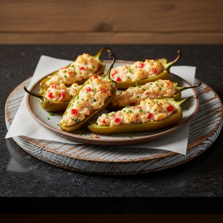 Sizzling Smoked Pimento Cheese Stuffed Jalapeños